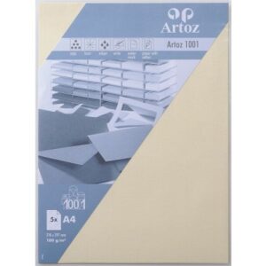 ARTOZ     Papier 1001                 A4 107796142 100g, chamois          5 Blatt