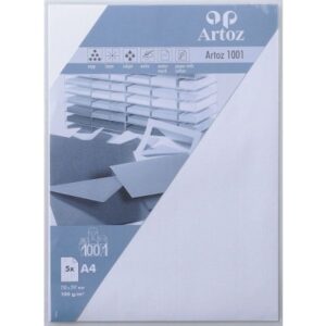 ARTOZ     Papier 1001                 A4 107796142 100g, blütenweiss      5 Blatt