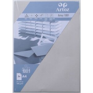ARTOZ     Bogen 1001                  A4 107796142 100g, lichtgrau        5 Blatt