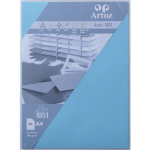 ARTOZ     Papier 1001                 A4 107796143 100g, azur             5 Blatt