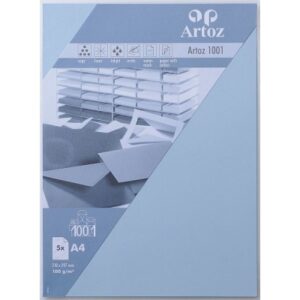 ARTOZ     Papier 1001                 A4 107796144 100g, pastellblau      5 Blatt