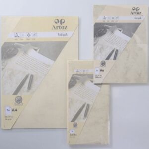 ARTOZ     Papier Antiqua              A4 108796142 90g, chamois           5 Blatt