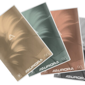 AURORA    Notizbuch                   A4 60MQ10    kariert             assortiert