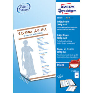 AVERY ZW. InkJet-Papier               A4 2585-150  100g, weiss          150 Blatt