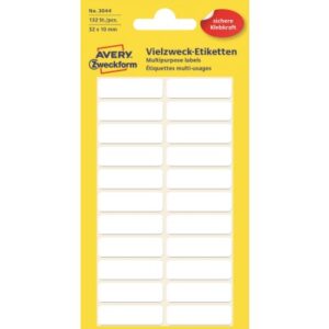 AVERY ZW. Etiketten              32×10mm 3044Z     weiss                120 Stück