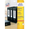 AVERY ZW. Rückenschild Ordner   50x146mm 32231Z    weiss       125 Stück/25 Blatt