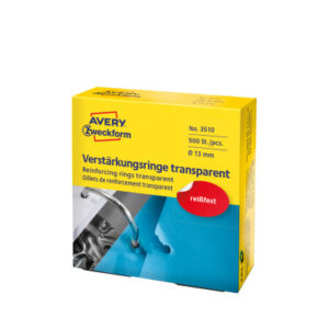 AVERY ZW. Verstärkungsringe 13mm transp. 3510      500 Stück
