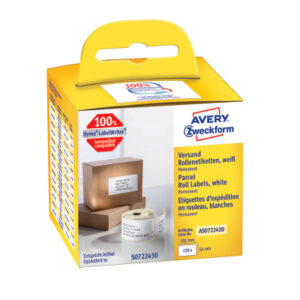 AVERY ZW. Versand-Etiketten     101x54mm AS0722430 weiss, Rolle         220 Stück