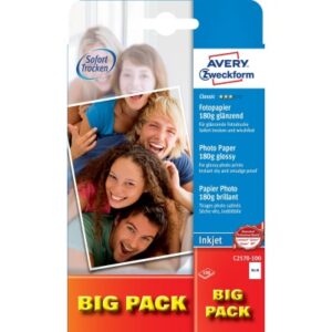 AVERY ZW. InkJet Photo Paper     10x15cm C2570-100 180g classic         100 Blatt