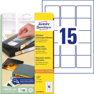 AVERY ZW. Zip-Disketten          59x50mm L4747REV2                      375 Stück