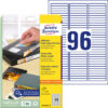 AVERY ZW. Etiketten           63,5x8,5mm L6022REV2 Data Cartridge      2400 Stück