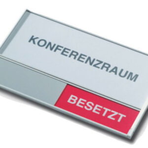 BEREC     Türschild            108x180mm 314.077   Alu, Frei-Besetzt