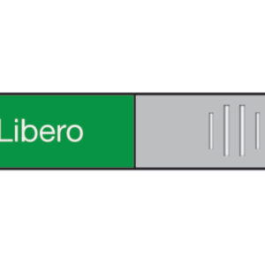 BEREC     Türschild           27,4x102mm 314.083   Alu, Libero-Occupato