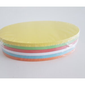 BEREC     Karten 6-farbig ass. 520.SK300 Oval 185x105mm        300 Stk.