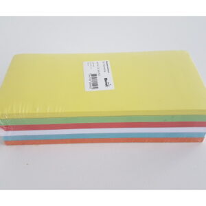 BEREC     Karten 6-farbig ass. 530.SK300 Rechteck 205x95mm     300 Stk.