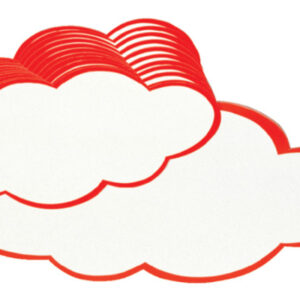 BEREC     Karton Wolken          37x62cm 550.003                         20 Stück
