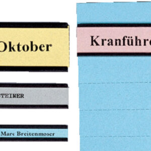 BEREC     Magnetetikettenträger  10x60mm ET16/50   U-Profil              50 Stück