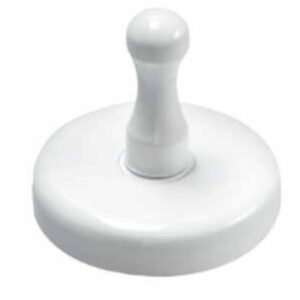 BEREC     Griffmagnet 25mm GM25 S.49 weiss lackiert