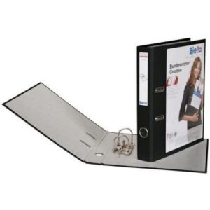 BIELLA    Bundesordner Creative      4cm 10342402U schwarz mit Sichttasche     A4