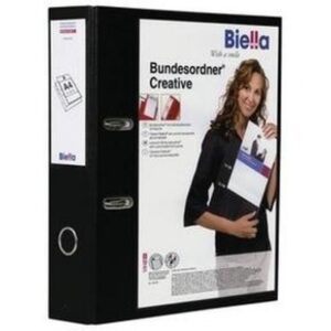 BIELLA    Bundesordner Creative      7cm 10342702U schwarz mit Sichttasche     A4