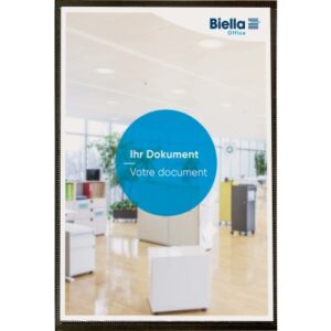 BIELLA    Präsentationsmappe Pearl#3  A4 18642102U schwarz, Sichttasche    40 Bl.