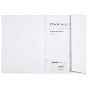 BIELLA    Offertmappe Pearl#1         A4 18649101U weiss,240g,Sichttasche   40Bl.