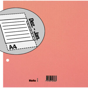 BIELLA    Kartonregister              A4 19441300U braun            Dez-Jan DE/FR