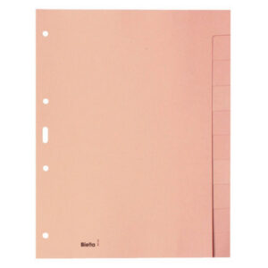 BIELLA    Kartonregister              A4 19641000U gelb blanko          10-teilig
