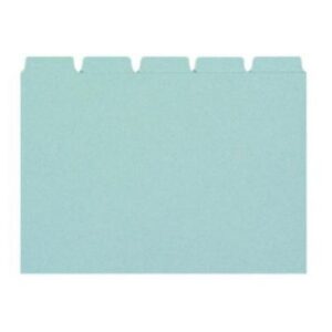 BIELLA    Kartei-Leitkarten blanko    A6 21065505U blau                 25-teilig