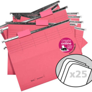 BIELLA    Hängemappen-Set             A4 27125545U bordeaux      32x25cm 25 Stück