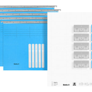 BIELLA    Register-Hängemappe         A4 27143205U blau           32x25cm 5 Stück