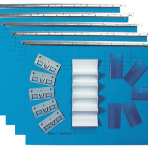 BIELLA    Hängemappen-Set             A4 27145505U blau           32x25cm 5 Stück