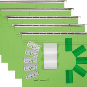 BIELLA    Hängemappen-Set             A4 27145531U hellgrün       32x25cm 5 Stück