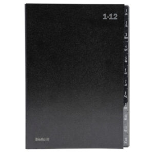 BIELLA    Pultmappe                   A4 32341200U schwarz         1-12 / Jan-Dez
