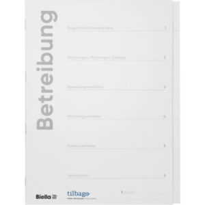 BIELLA    Spezialmappe Betreibung     A4 331020690 deutsch               6-teilig