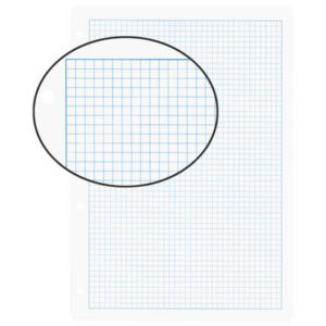 BIELLA    Einlageblätter mit Rahmen   A4 45144500U weiss,kar. 5mm,4-Loch   100Bl.
