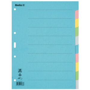 BIELLA    Kartonregister              A4 46141000U bunt                 10-teilig