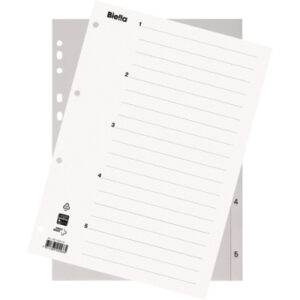 BIELLA    Register PP                 A4 47140500U grau                       1-5