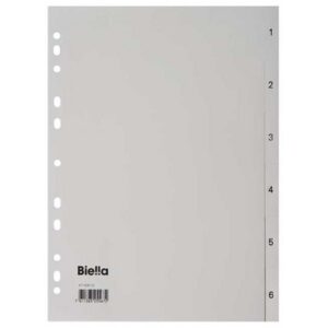 BIELLA    Register PP                 A4 47140600U grau                       1-6