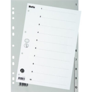 BIELLA    Register PP                 A4 47141000U grau                      1-10