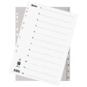 BIELLA    Register PP                 A4 47141200U grau                      1-12