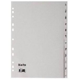 BIELLA    Register PP                 A4 47141490U grau                Dez-Jan DE