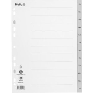 BIELLA    Register PP                 A4 47141491U grau                Déc-Jan FR
