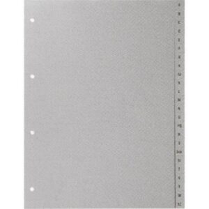 BIELLA    Register PP                 A4 47142400U grau             24-teilig A-Z