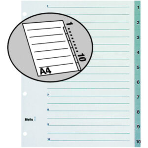BIELLA    Register PP                A4+ 47841000U grau                      1-10