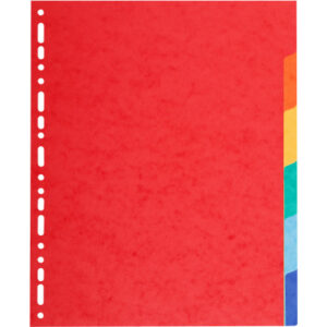 BIELLA    Kartonregister Top Color    A4 47940600U intensiv              6-teilig