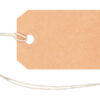 BIELLA    Anhänge-Etiketten      35x55mm 56105500U braun                 50 Stück