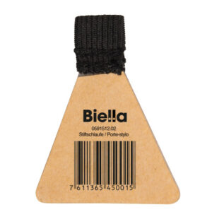 BIELLA    Stiftschlaufe          15x12mm 59151202U schwarz          selbstklebend
