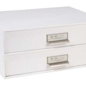 BIGSO BOX Schubladenbox Birger 943145544 2 Schubladen, weiss