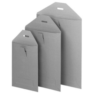 BRIEGER   Versandtaschen       357x480mm 54132     grau, 500g            50 Stück